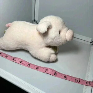 MIYONI BY AURORA 9" Pink Pig Plush Soft Stuffed Animal Beanbag Toy Blush